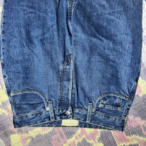 Everlane The Curvy 90's Cheeky Straight Blue Jeans Women's Size 30 Regular 30R - Picture 3 of 12
